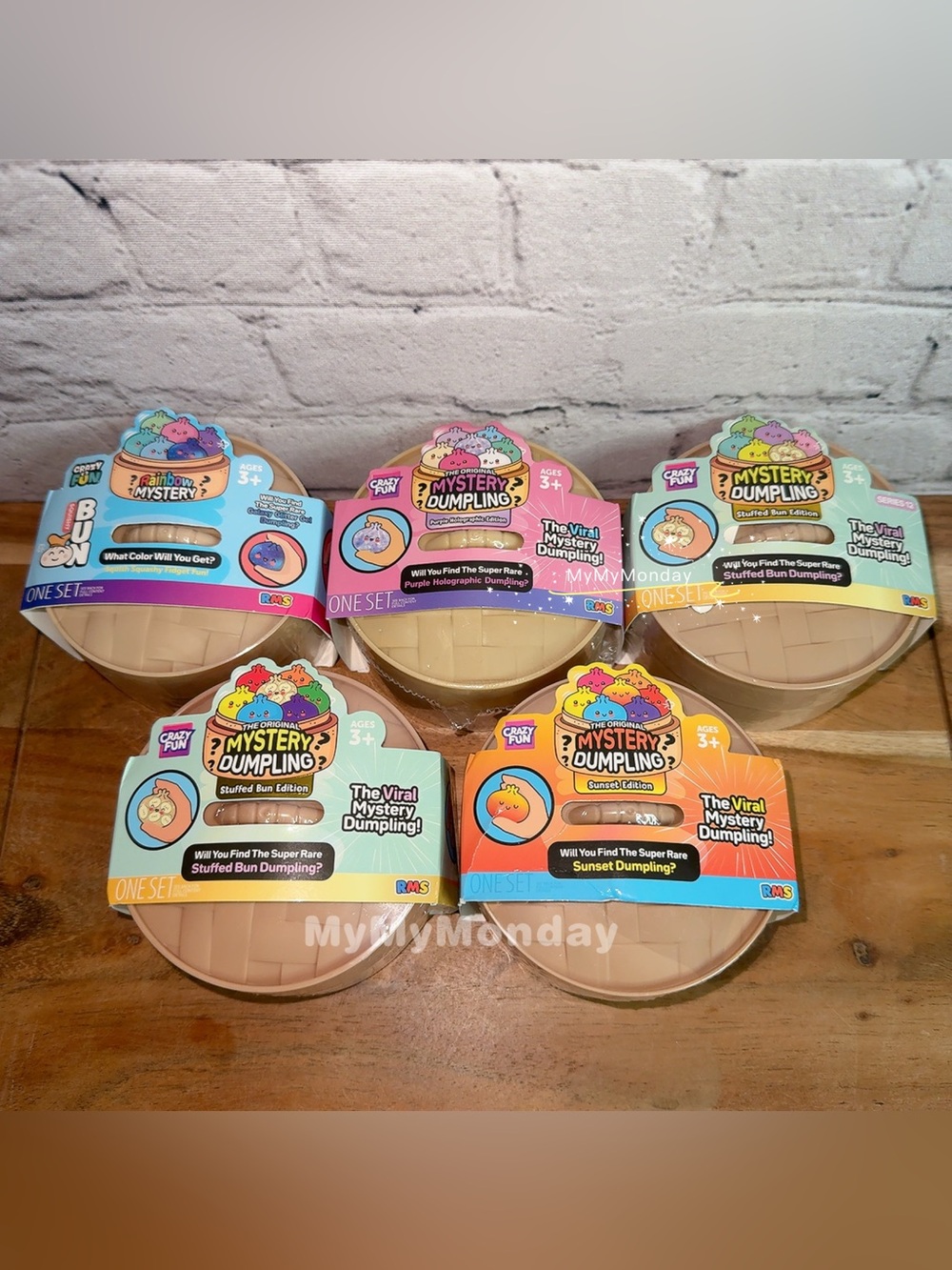 RMS Crazy Fun Mystery Dumpling Squishy Bun Bundle